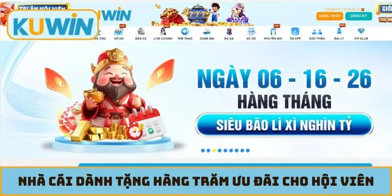 Nhà cái dành tặng hàng trăm ưu đãi cho hội viên